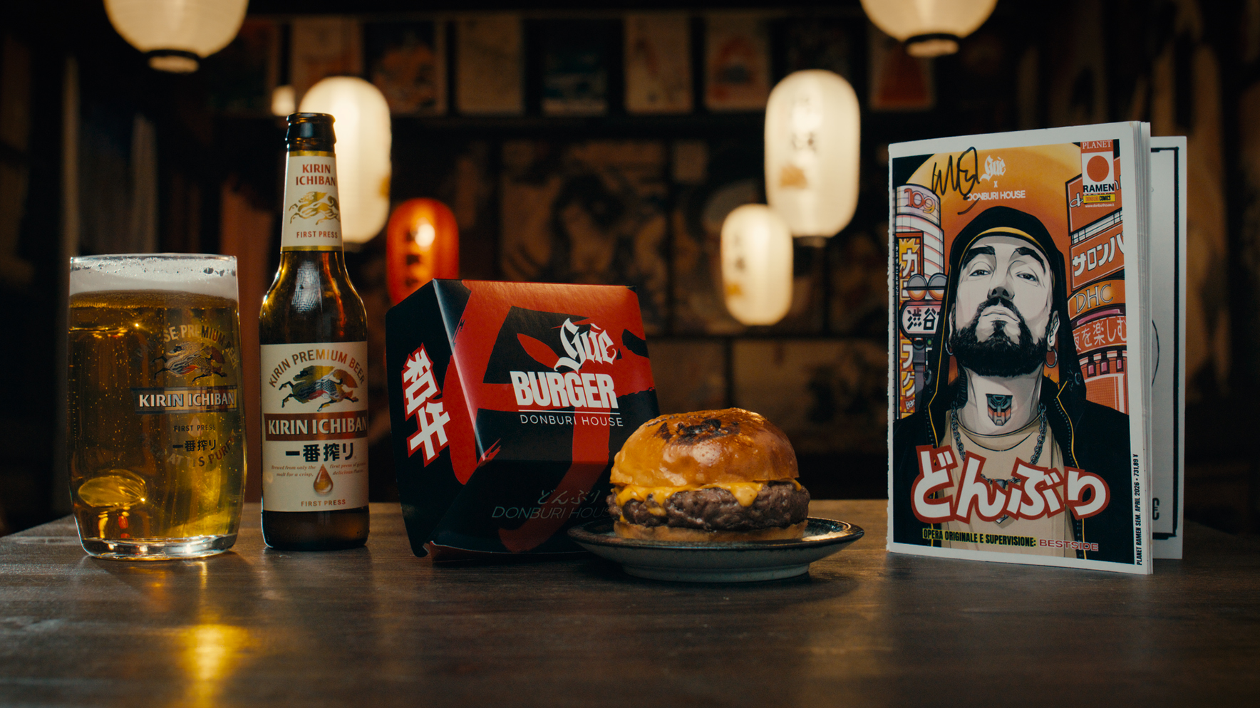 Donburi House presenta il Guè Burger: la carne di wagyu in versione “pop” (anzi rap!)